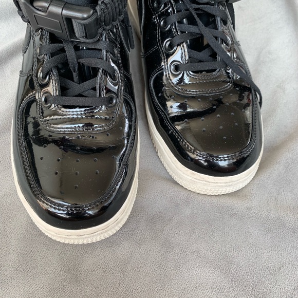 Nike Air Force high top black patent leather - Picture 4 of 7